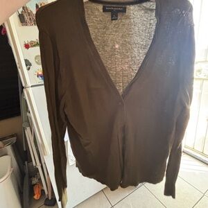 Banana Republic Women's Olive Cardigan